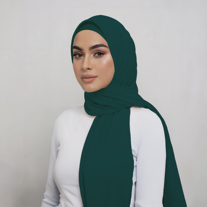 Matching Hijab Sets -  Forest Green