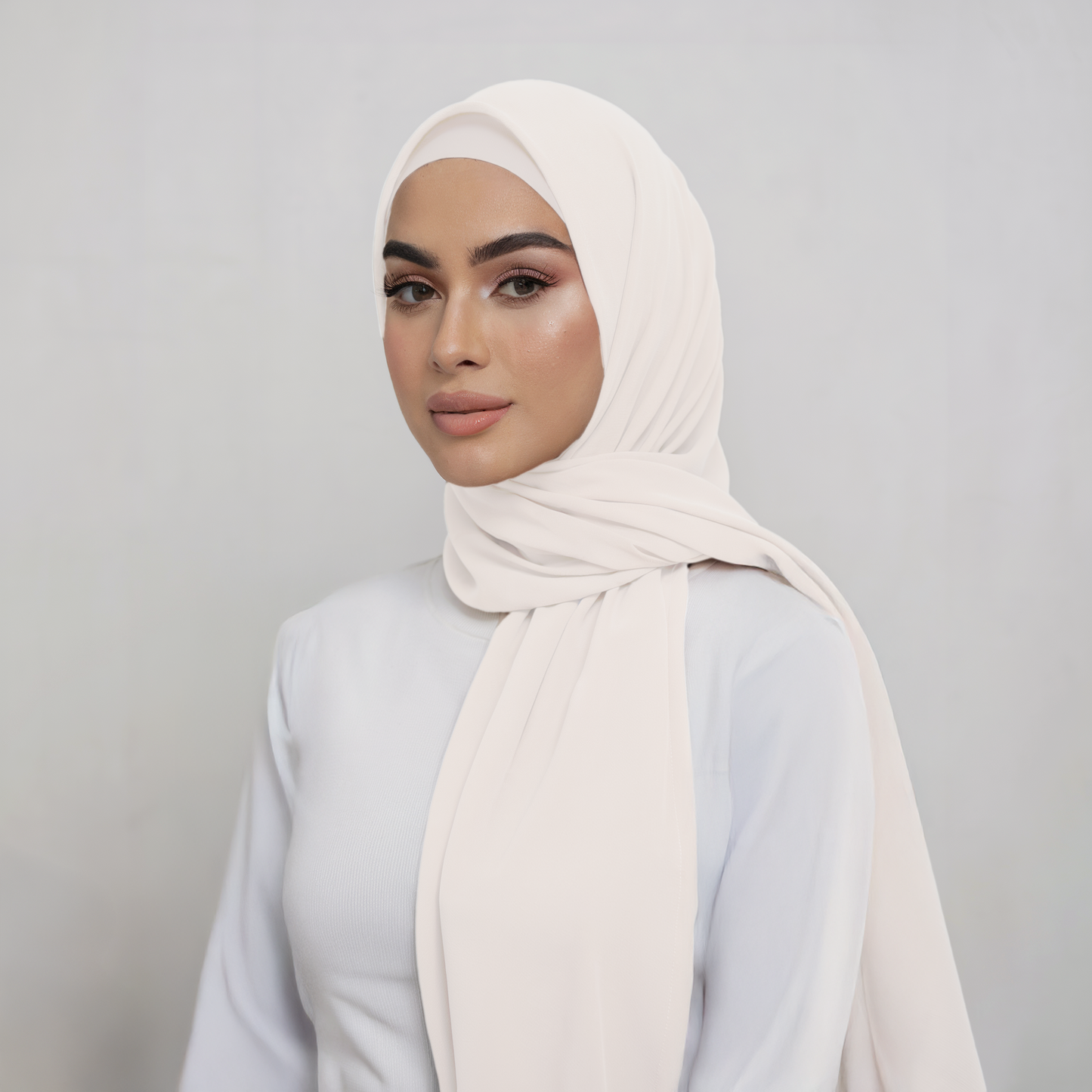 Matching Hijab Sets -  White