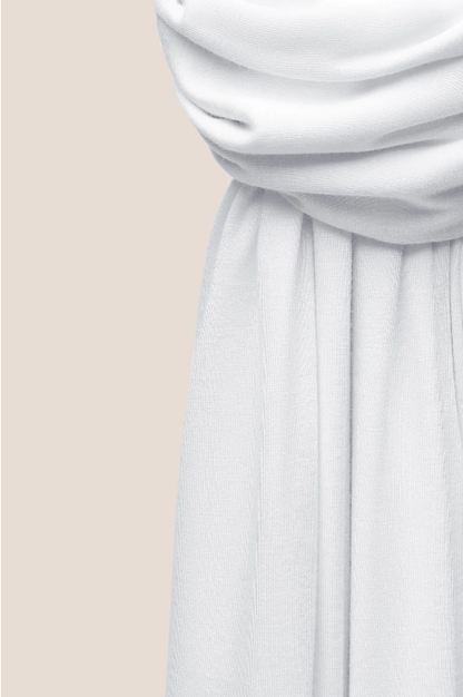 Jersey Hijab - White