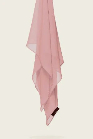 Dusty Rose Hijab - Luxury Chiffon Hijab | Hia Hijab