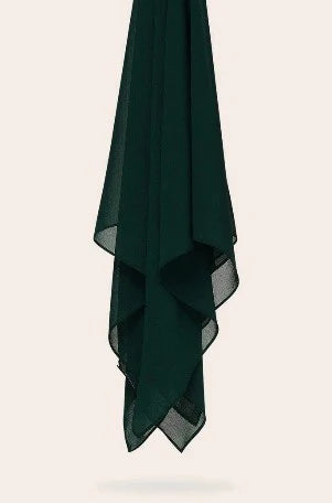 Luxury Fabric Hijab - Forest Green Hijab | Hia Hijab