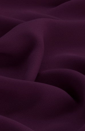 Perfect Chiffon Hijab - Plum Color Hijab | Hia Hijab