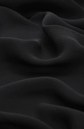 Stylish Black Hijab - Luxury Chiffon Hijab | Hia Hijab