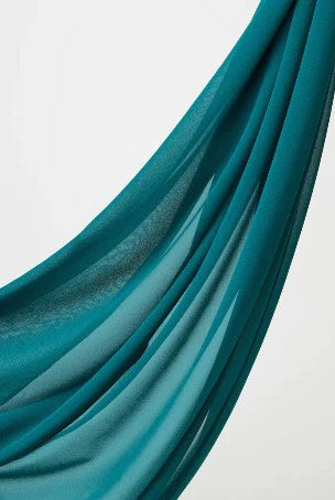 Hijab Under-Cap - Teal Chiffon Hijab | Hia Hijab